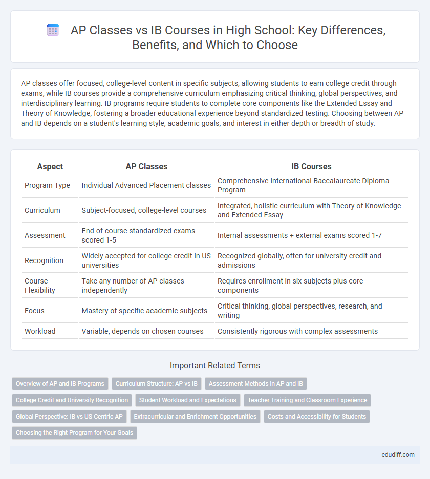 AP Classes vs IB Courses in High School: Key Differences, Benefits, and Which to Choose