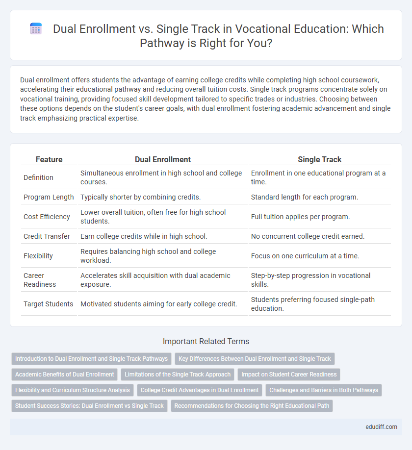 Dual Enrollment vs. Single Track in Vocational Education: Which Pathway is Right for You?