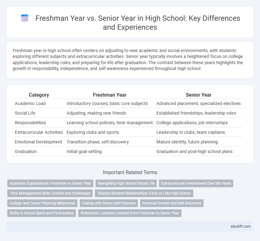 Freshman Year vs. Senior Year in High School: Key Differences and Experiences