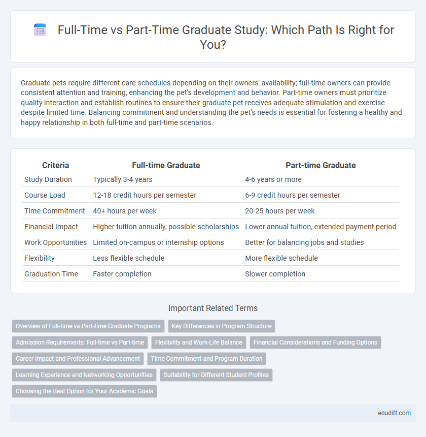 Full-Time vs Part-Time Graduate Study: Which Path Is Right for You?