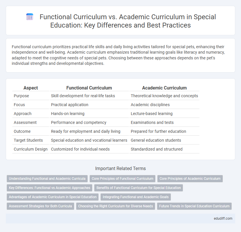 Functional Curriculum vs. Academic Curriculum in Special Education: Key Differences and Best Practices