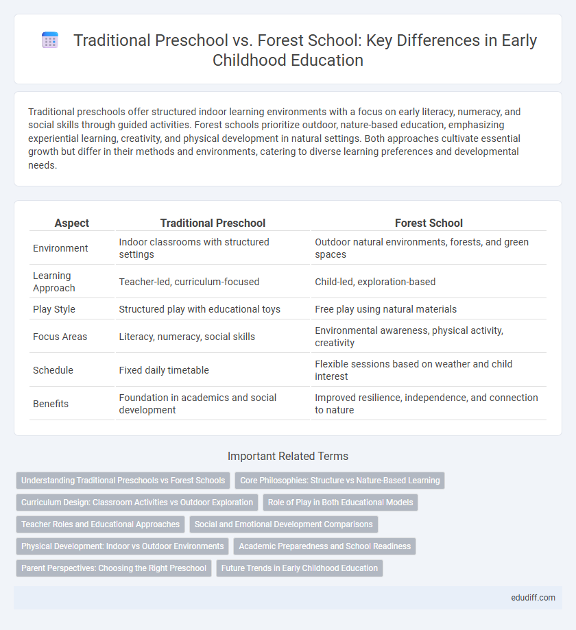 Traditional Preschool vs. Forest School: Key Differences in Early Childhood Education
