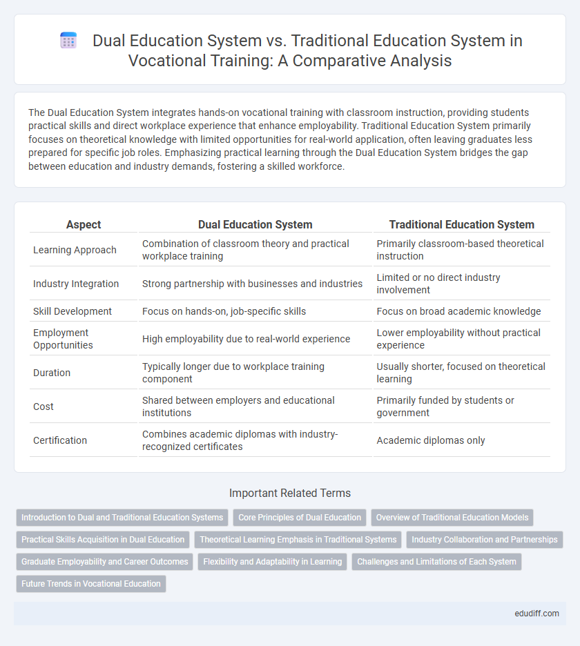 Dual Education System vs. Traditional Education System in Vocational Training: A Comparative Analysis
