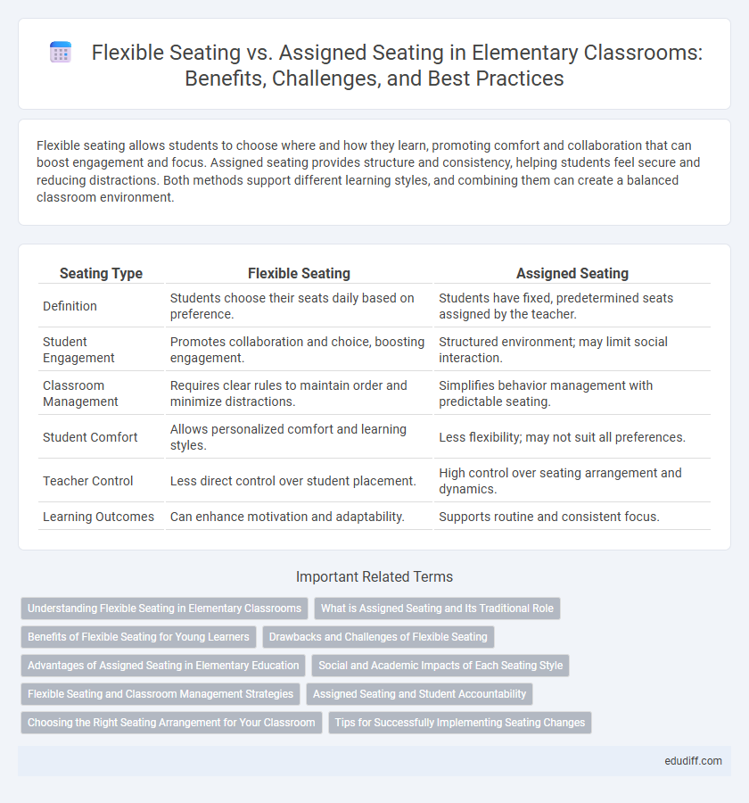 Flexible Seating vs. Assigned Seating in Elementary Classrooms: Benefits, Challenges, and Best Practices