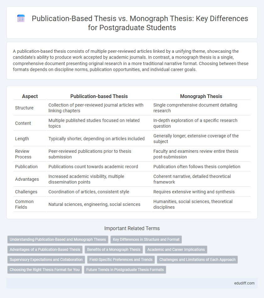 Publication-Based Thesis vs. Monograph Thesis: Key Differences for Postgraduate Students