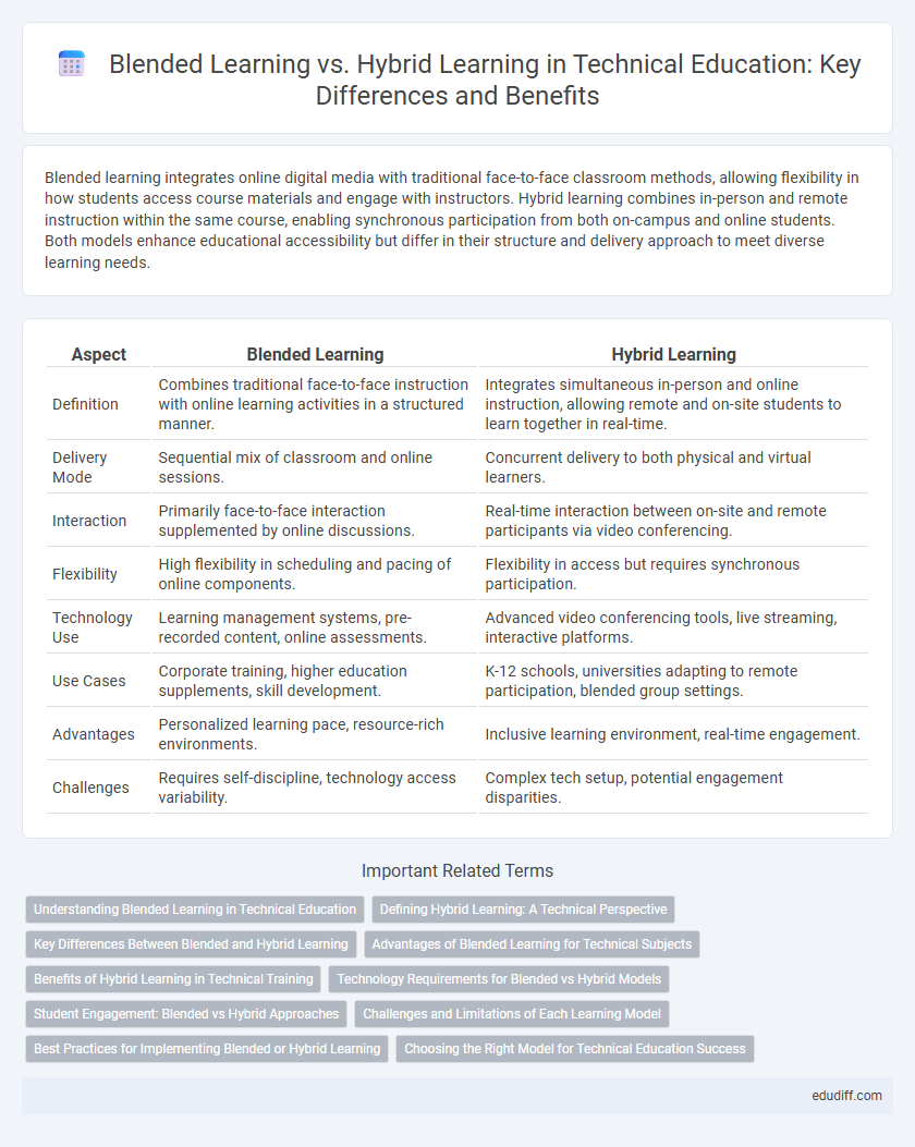 Blended Learning vs. Hybrid Learning in Technical Education: Key Differences and Benefits