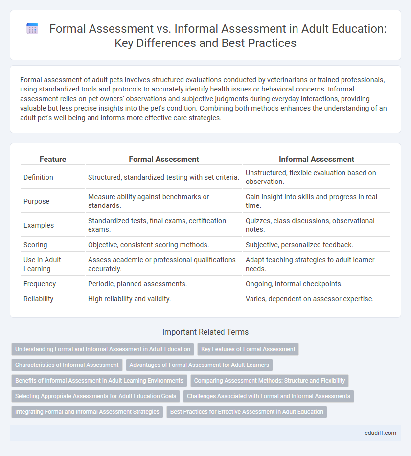 Formal Assessment vs. Informal Assessment in Adult Education: Key Differences and Best Practices