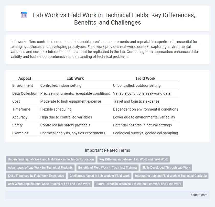 Lab Work vs Field Work in Technical Fields: Key Differences, Benefits, and Challenges