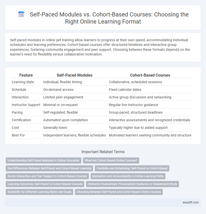 Self-Paced Modules vs. Cohort-Based Courses: Choosing the Right Online Learning Format