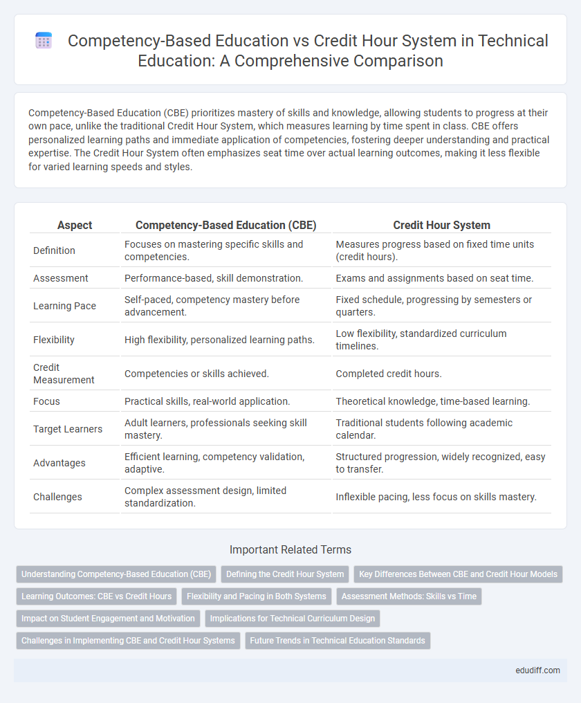 Competency-Based Education vs Credit Hour System in Technical Education: A Comprehensive Comparison