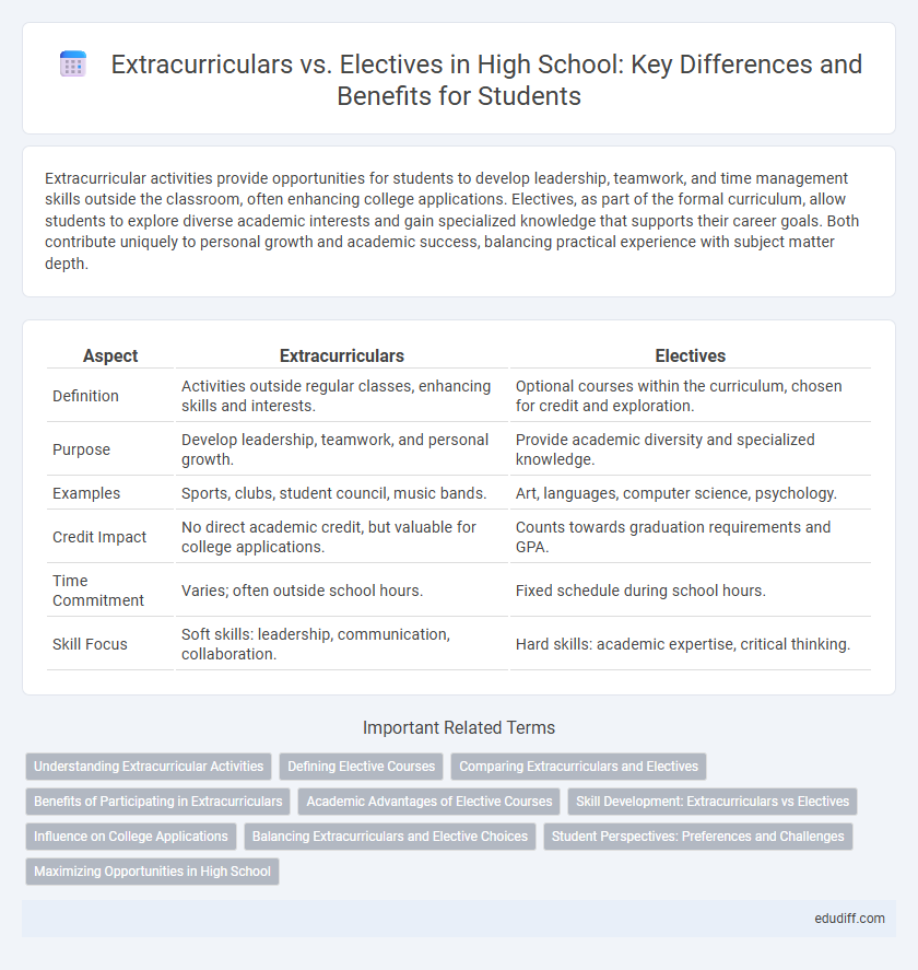 Extracurriculars vs. Electives in High School: Key Differences and Benefits for Students