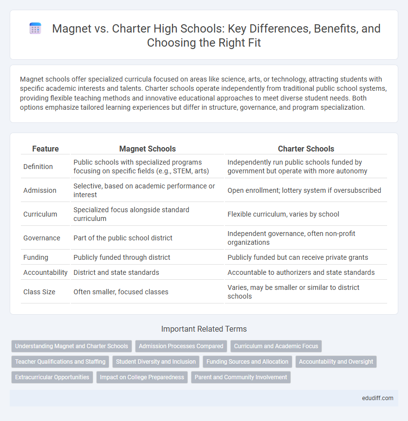 Magnet vs. Charter High Schools: Key Differences, Benefits, and Choosing the Right Fit