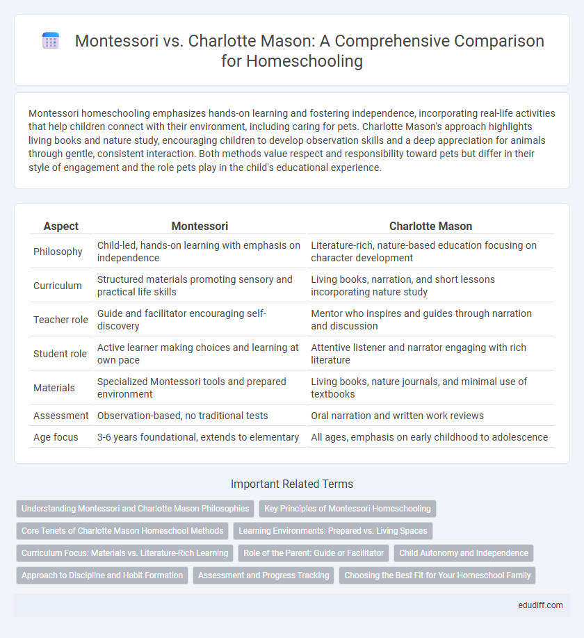 Montessori vs. Charlotte Mason: A Comprehensive Comparison for Homeschooling