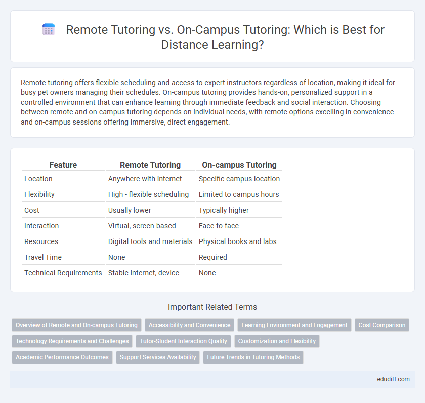 Remote Tutoring vs. On-Campus Tutoring: Which is Best for Distance Learning?