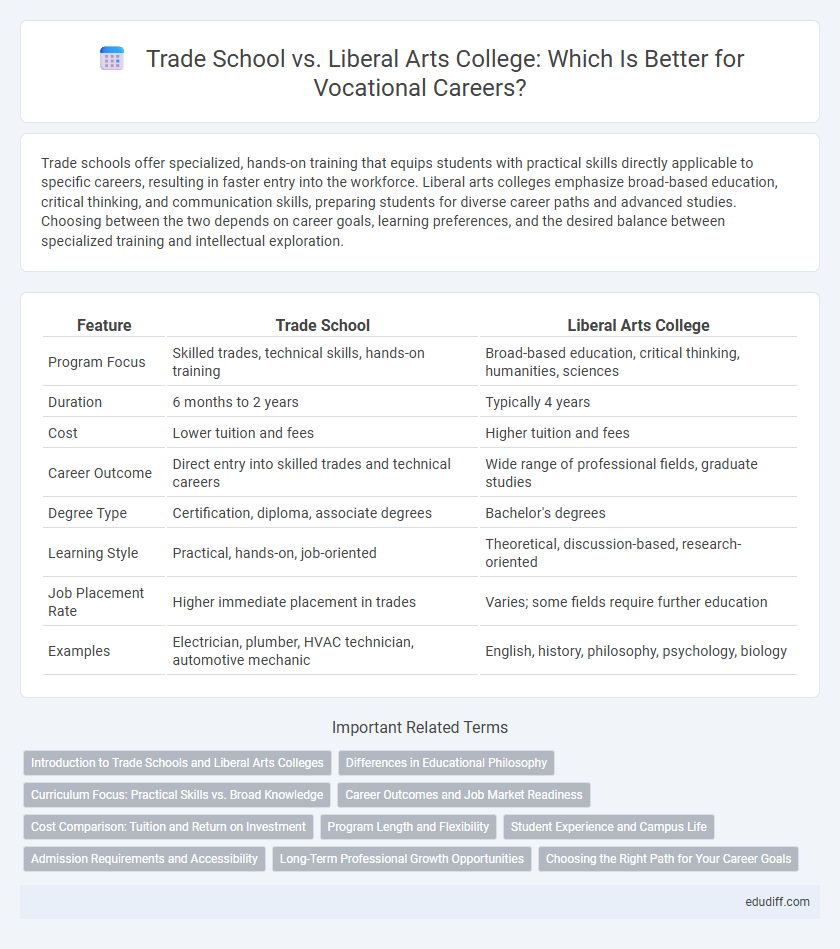 Trade School vs. Liberal Arts College: Which Is Better for Vocational Careers?