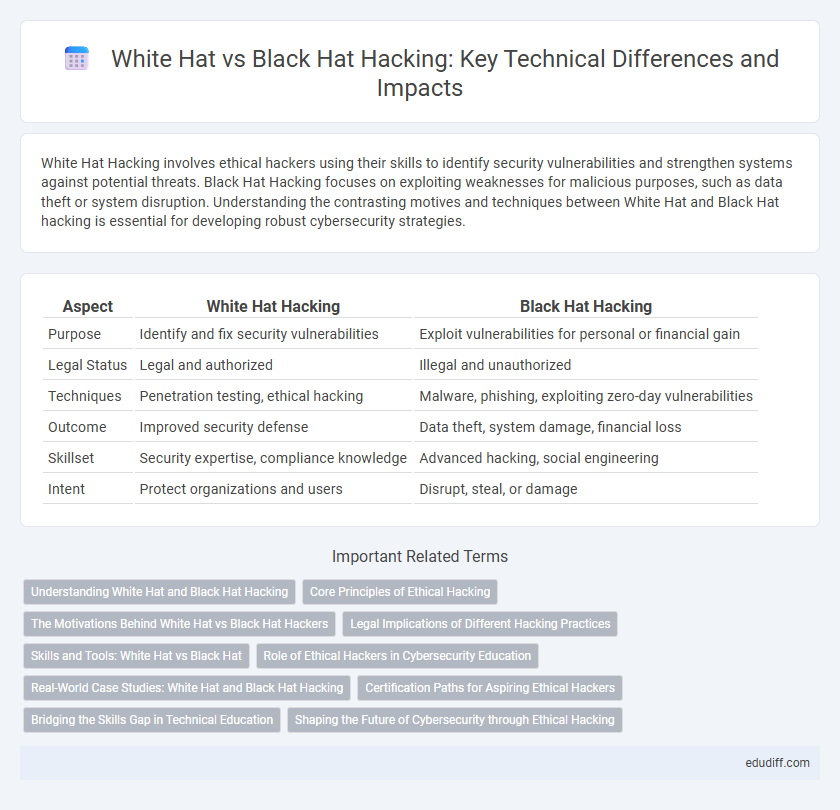 White Hat vs Black Hat Hacking: Key Technical Differences and Impacts