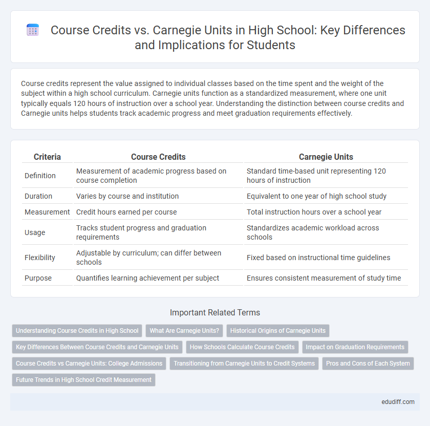 Course Credits vs. Carnegie Units in High School: Key Differences and Implications for Students