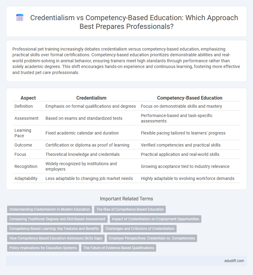 Credentialism vs Competency-Based Education: Which Approach Best Prepares Professionals?