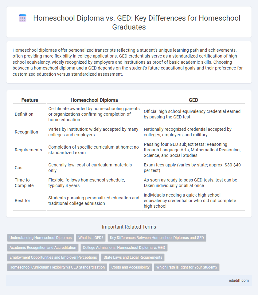 Homeschool Diploma vs. GED: Key Differences for Homeschool Graduates