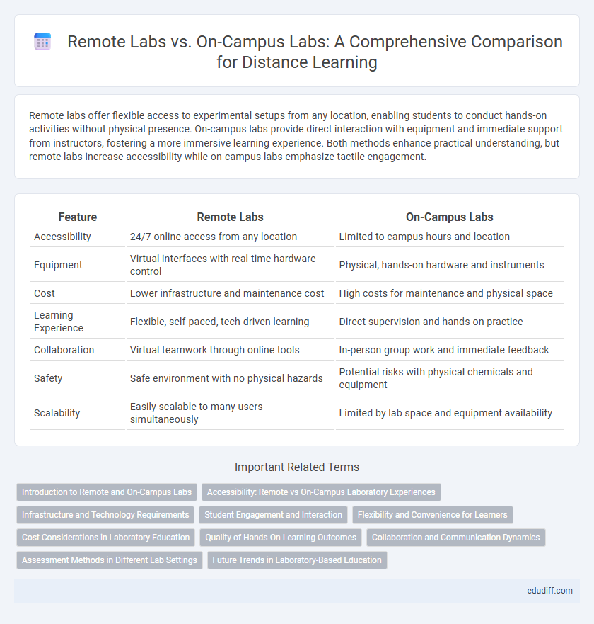 Remote Labs vs. On-Campus Labs: A Comprehensive Comparison for Distance Learning