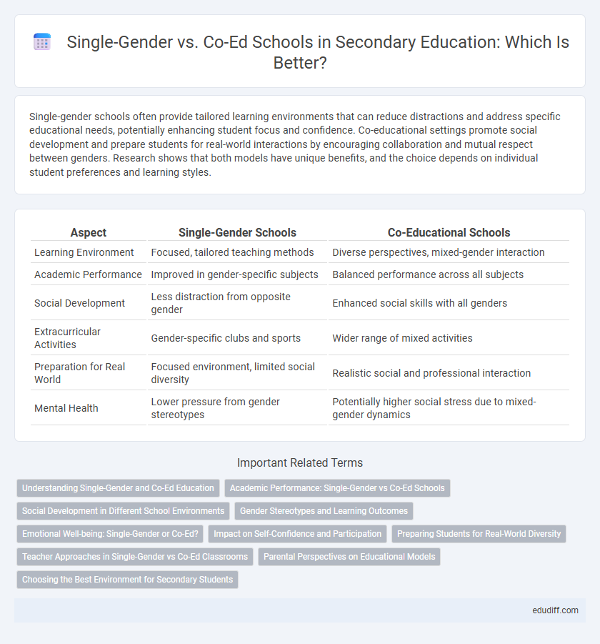 Single-Gender vs. Co-Ed Schools in Secondary Education: Which Is Better?