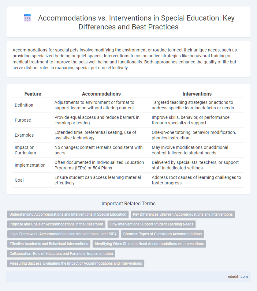 Accommodations vs. Interventions in Special Education: Key Differences and Best Practices