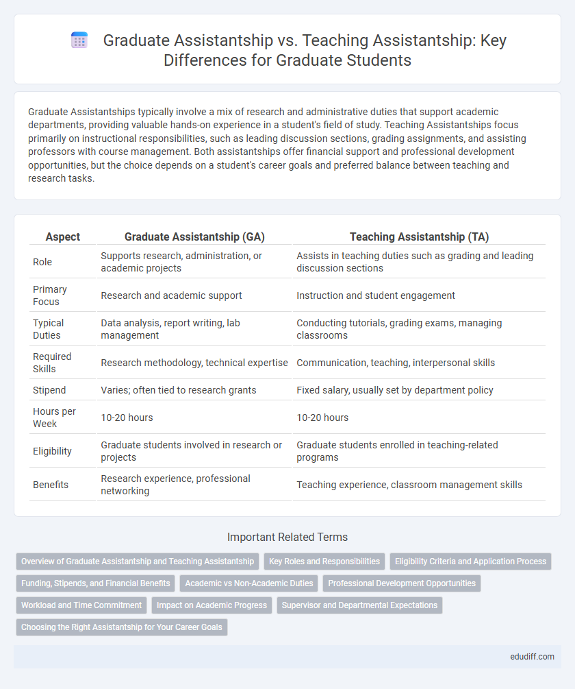 Graduate Assistantship vs. Teaching Assistantship: Key Differences for Graduate Students
