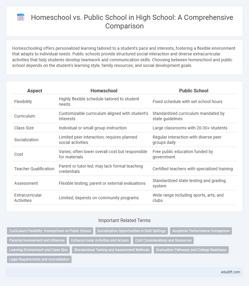 Homeschool vs. Public School in High School: A Comprehensive Comparison