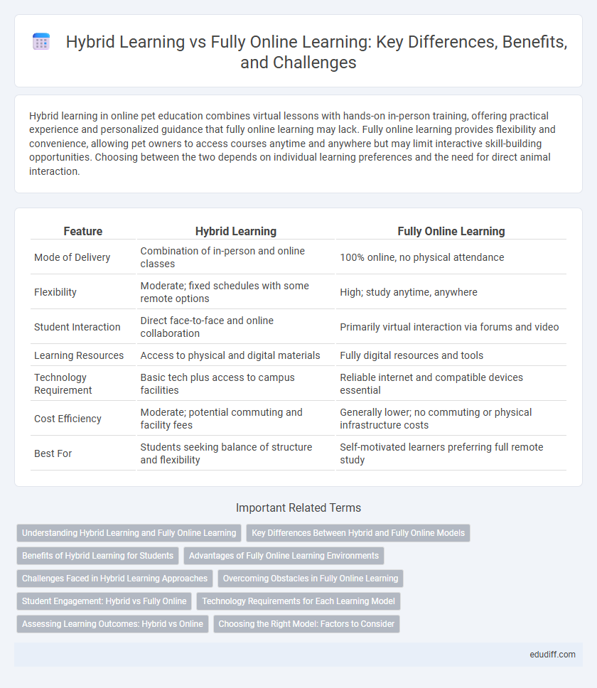 Hybrid Learning vs Fully Online Learning: Key Differences, Benefits, and Challenges