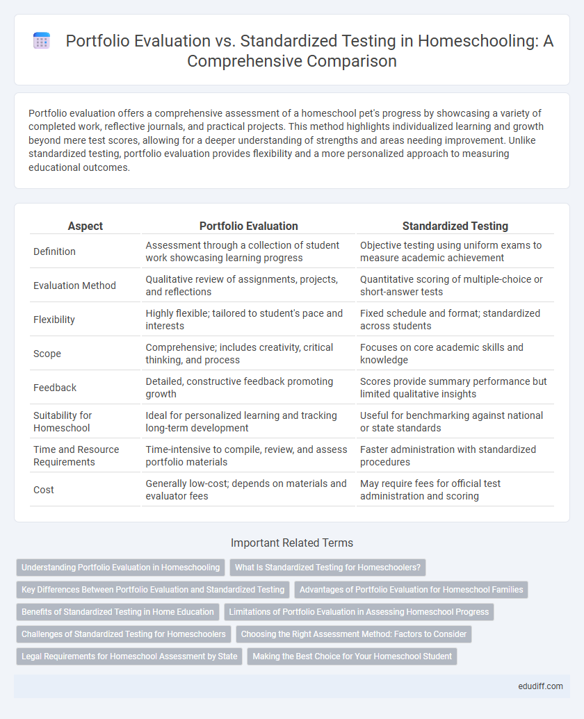 Portfolio Evaluation vs. Standardized Testing in Homeschooling: A Comprehensive Comparison