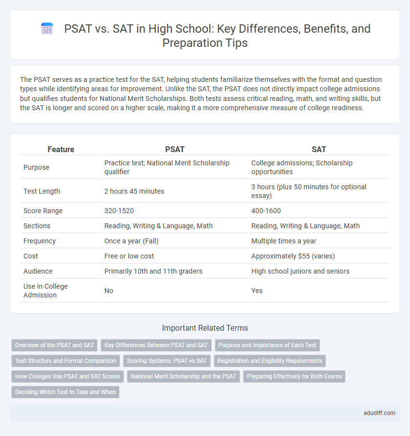 PSAT vs. SAT in High School: Key Differences, Benefits, and Preparation Tips