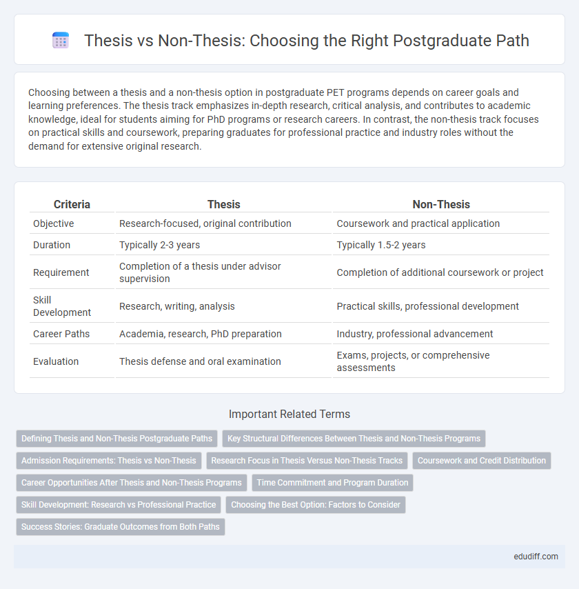 Thesis vs Non-Thesis: Choosing the Right Postgraduate Path