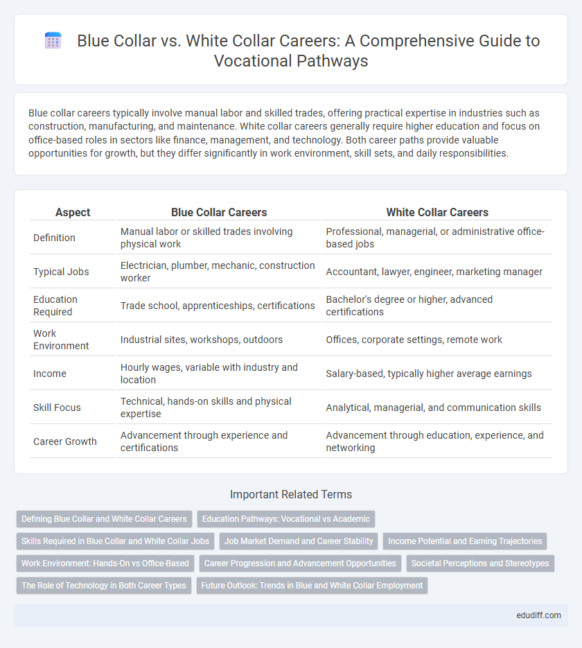 Blue Collar vs. White Collar Careers: A Comprehensive Guide to Vocational Pathways