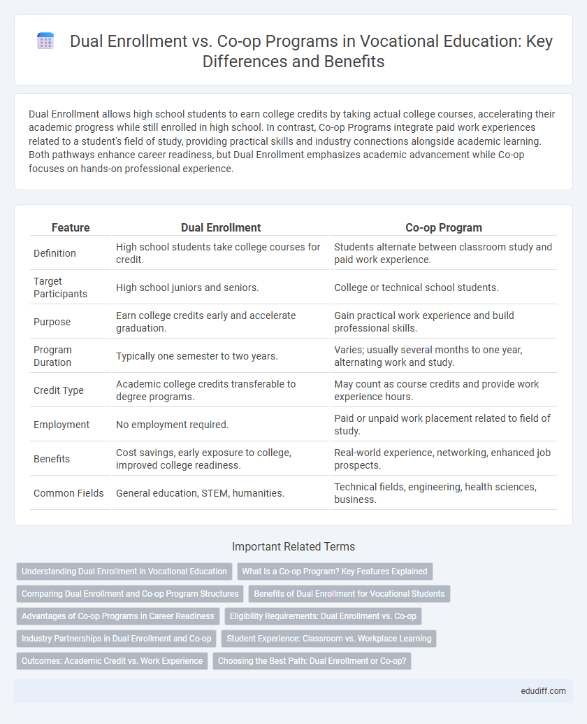 Dual Enrollment vs. Co-op Programs in Vocational Education: Key Differences and Benefits