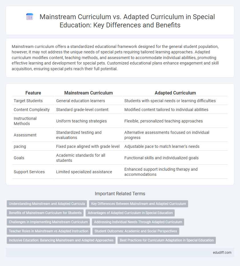 Mainstream Curriculum vs. Adapted Curriculum in Special Education: Key Differences and Benefits