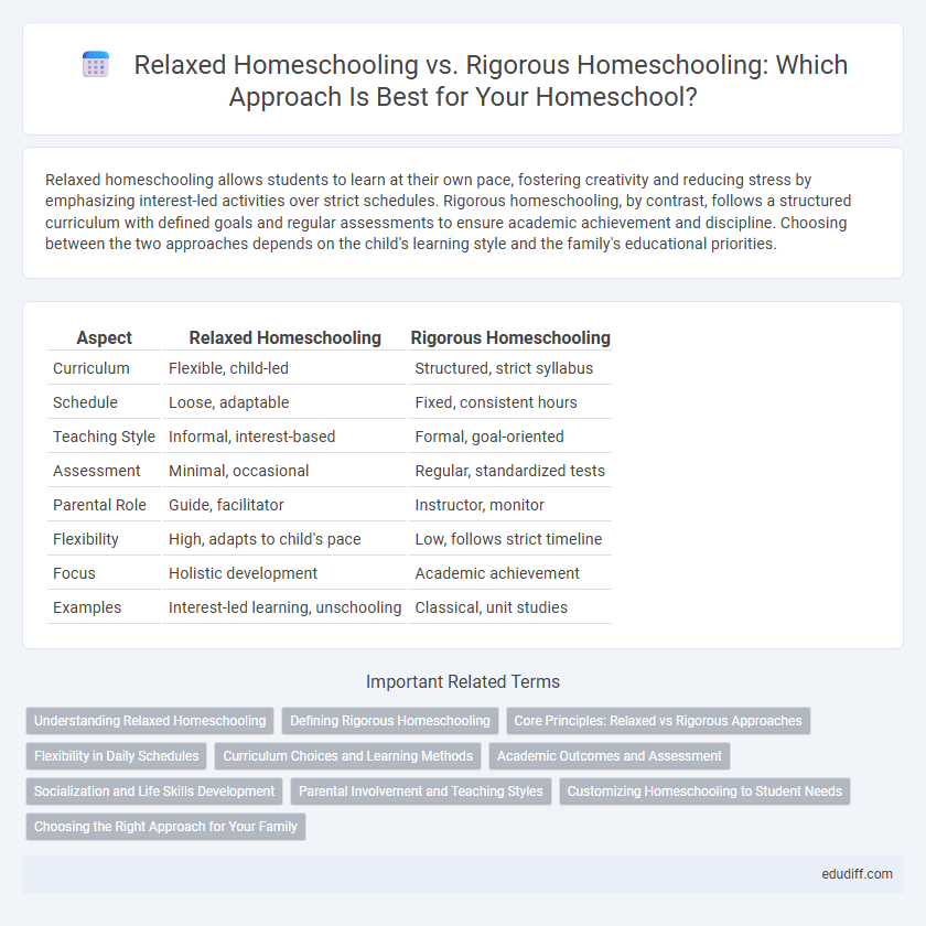 Relaxed Homeschooling vs. Rigorous Homeschooling: Which Approach Is Best for Your Homeschool?