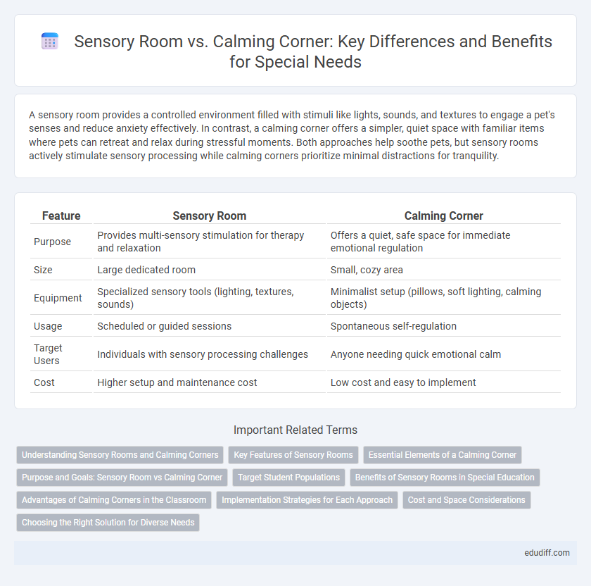 Sensory Room vs. Calming Corner: Key Differences and Benefits for Special Needs