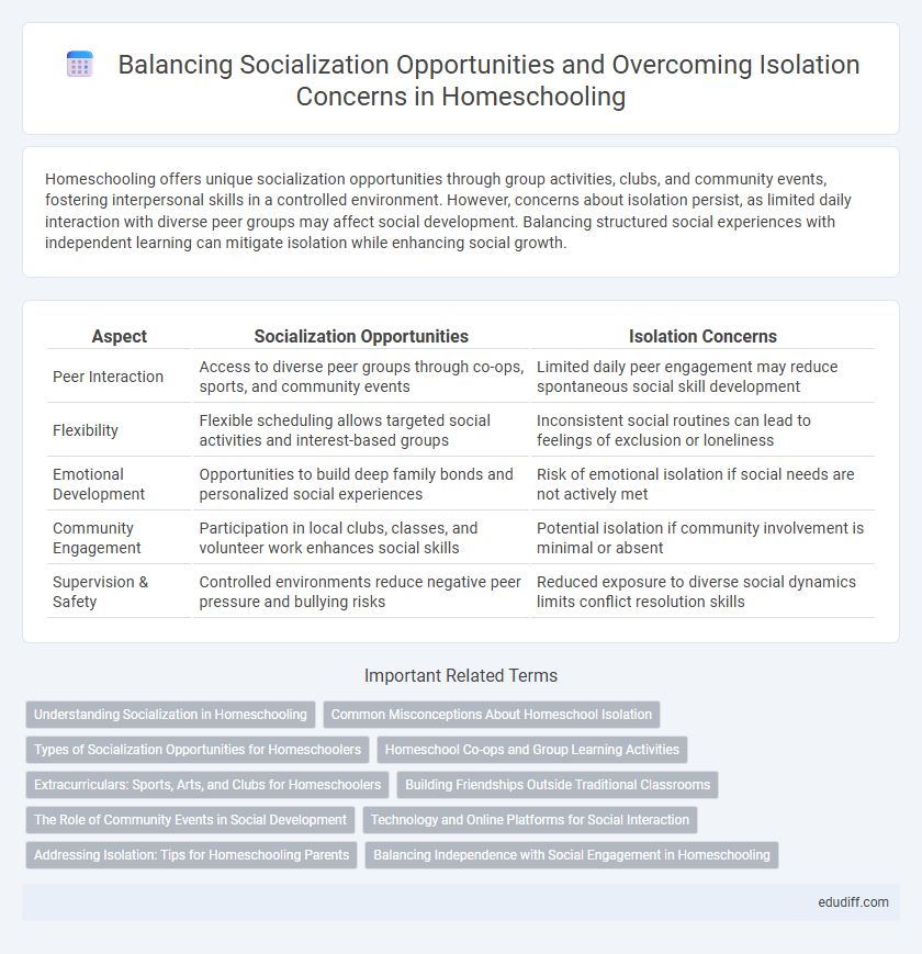 Balancing Socialization Opportunities and Overcoming Isolation Concerns in Homeschooling