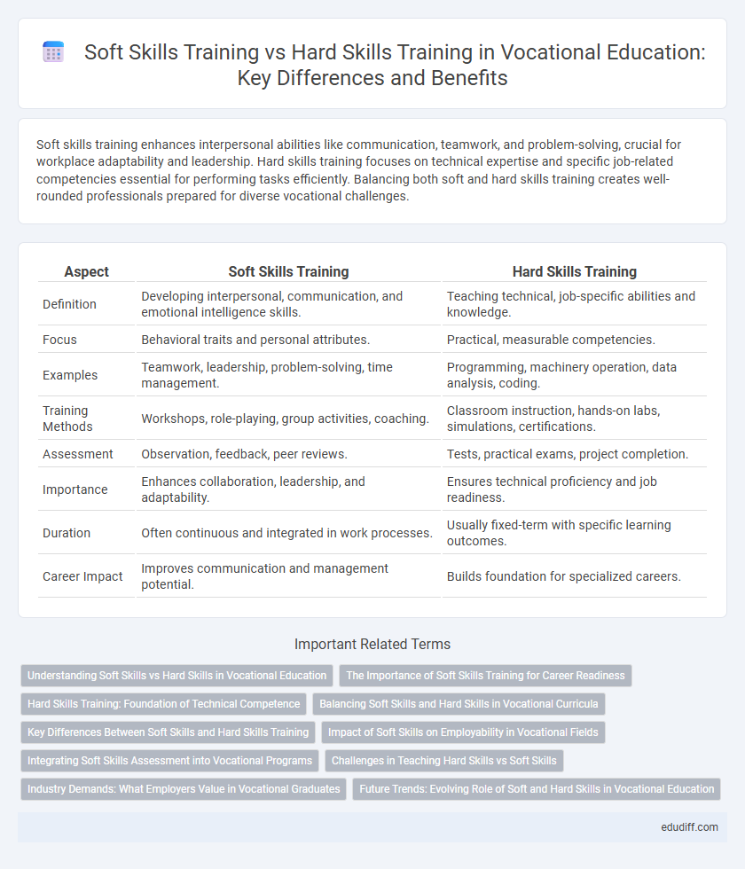 Soft Skills Training vs Hard Skills Training in Vocational Education: Key Differences and Benefits