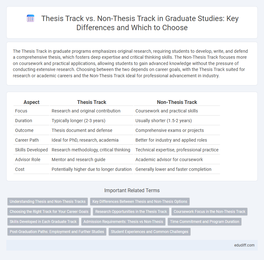 Thesis Track vs. Non-Thesis Track in Graduate Studies: Key Differences and Which to Choose